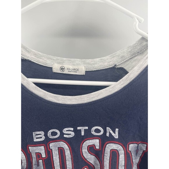 Boston Red Sox MLB 3/4 Sleeve Baseball Shirt Men's XXL - Picture 2 of 3